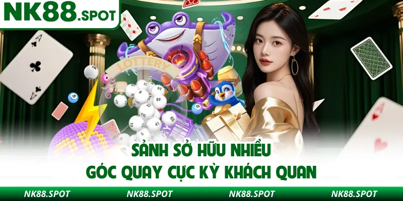 Sảnh sở hữu nhiều góc quay cực kỳ khách quan